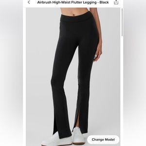 alo Airbrush high waist flutter leggings